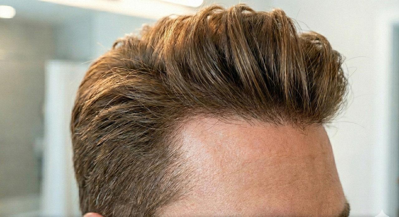 Zufriedener Haarsystem Träger in Köln